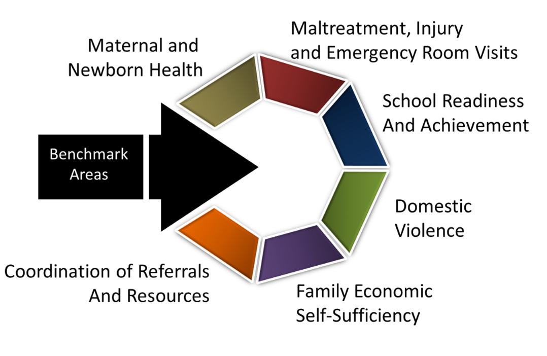 Chart of six main areas in the lifespan
